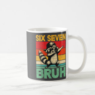 Funny 67 Meme Boys Kids 6 7 Dabbing Six Seven Bruh Coffee Mug