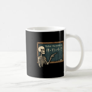 Funny 67 Meme Brainrot Joke Halloween Skeleton Mat Coffee Mug
