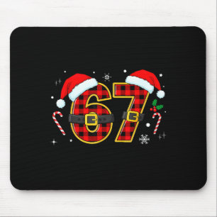Funny 67 Meme Chrismtas Xmas Pajama Men Women Kids Mouse Mat