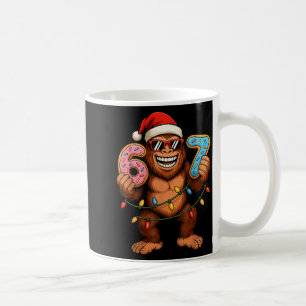 Funny 67 Meme Christmas Bigfoot For Kids Teens  Coffee Mug