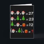 Funny 67 Meme Christmas Math Teacher Santa Six Sev Card<br><div class="desc">Funny 67 Meme Christmas Math Teacher Santa Six Seven Puzzle</div>