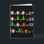 Funny 67 Meme Christmas Math Teacher Santa Six Sev Card<br><div class="desc">Funny 67 Meme Christmas Math Teacher Santa Six Seven Puzzle</div>