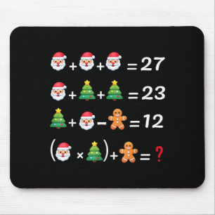 Funny 67 Meme Christmas Math Teacher Santa Six Sev Mouse Mat
