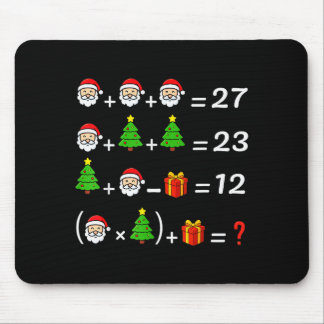 Funny 67 Meme Christmas Math Teacher Santa Six Sev Mouse Mat