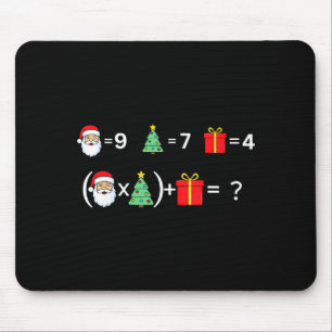 Funny 67 Meme Christmas Math Teacher Santa Six Sev Mouse Mat