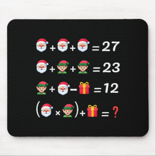 Funny 67 Meme Christmas Math Teacher Santa Six Sev Mouse Mat