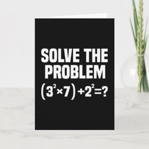 Funny 67 Meme Math Six Seven Teacher Brainrot Joke Card
