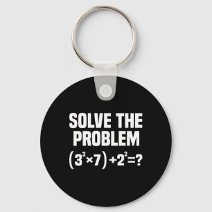 Funny 67 Meme Math Six Seven Teacher Brainrot Joke Key Ring