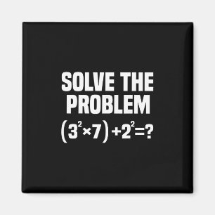 Funny 67 Meme Math Six Seven Teacher Brainrot Joke Magnet