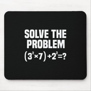 Funny 67 Meme Math Six Seven Teacher Brainrot Joke Mouse Mat