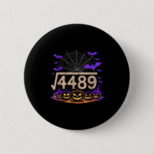 Funny 67 Meme Math Teacher 6 7 Halloween Square Ro 6 Cm Round Badge
