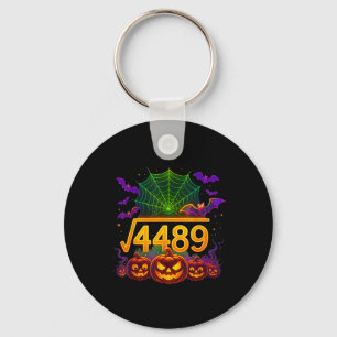 Funny 67 Meme Math Teacher 6 7 Halloween Square Ro Key Ring