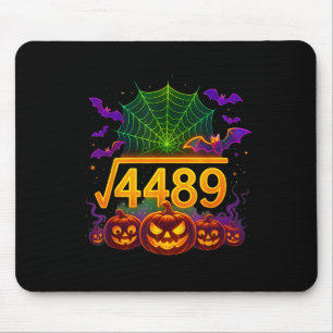 Funny 67 Meme Math Teacher 6 7 Halloween Square Ro Mouse Mat