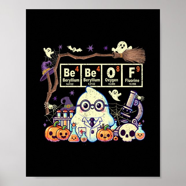 Funny 67 Meme Math Teacher 6 7 Halloween Square Ro Poster (Front)
