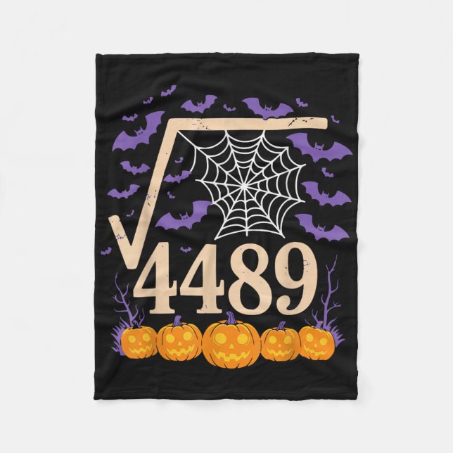 Funny 67 Meme Math Teacher 6 7 Square Root 4489  Fleece Blanket (Front)