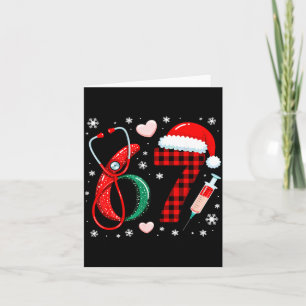 Funny 67 Meme Nurse Six Seven Nursing Festive Chri Card