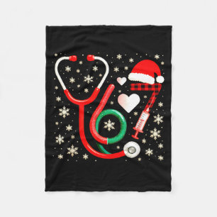 Funny 67 Meme Nurse Six Seven Nursing Festive Chri Fleece Blanket