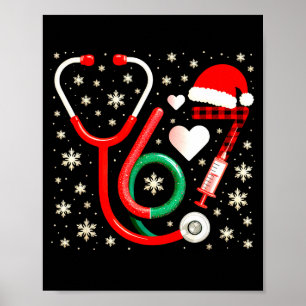 Funny 67 Meme Nurse Six Seven Nursing Festive Chri Poster