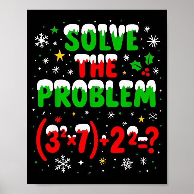 Funny 67 Meme Pemdas Elementary Math Teacher 6 7 C Poster (Front)