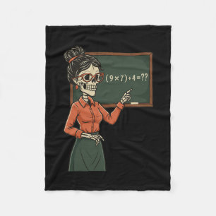 Funny 67 Meme Pemdas Elementary Math Teacher Brain Fleece Blanket