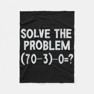 Funny 67 Meme Pemdas Elementary Math Teacher Brain Fleece Blanket