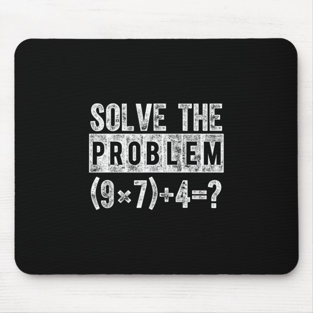 Funny 67 Meme Pemdas Elementary Math Teacher Brain Mouse Mat (Front)