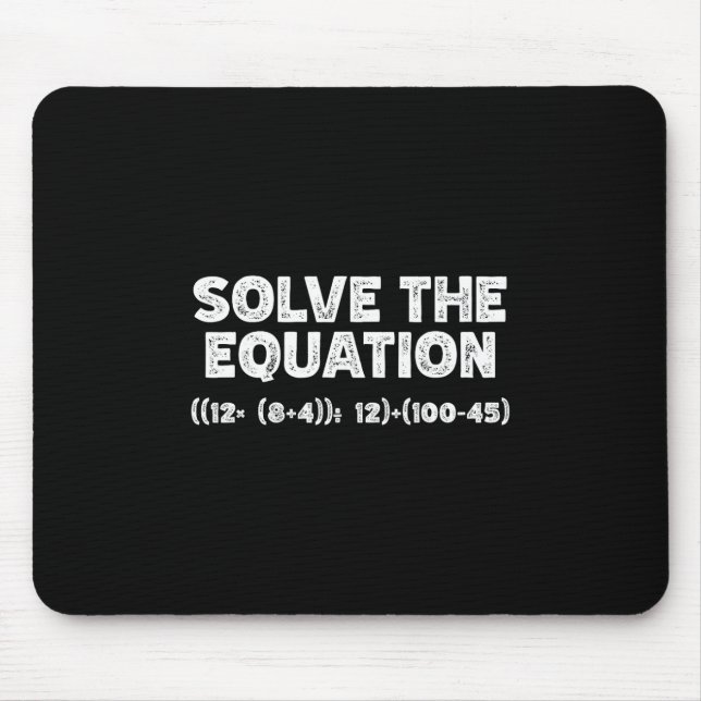 Funny 67 Meme Pemdas Elementary Math Teacher Brain Mouse Mat (Front)