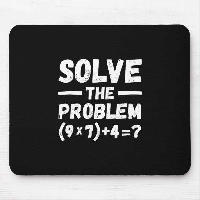 Funny 67 Meme Pemdas Elementary Math Teacher Humou Mouse Mat (Front)