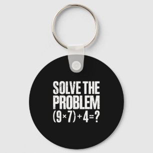 Funny 67 Meme Pemdas Math Teacher Brainrot Element Key Ring