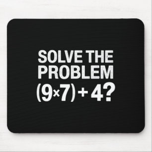 Funny 67 Meme Pemdas Math Teacher Brainrot Element Mouse Mat