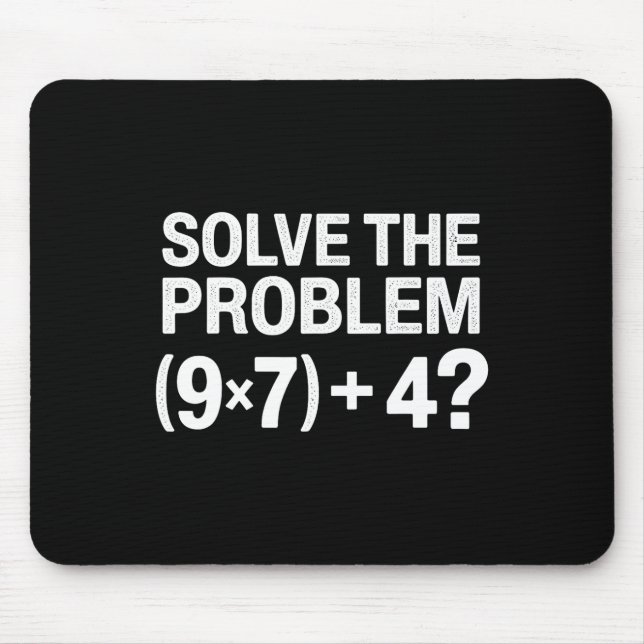 Funny 67 Meme Pemdas Math Teacher Brainrot Element Mouse Mat (Front)