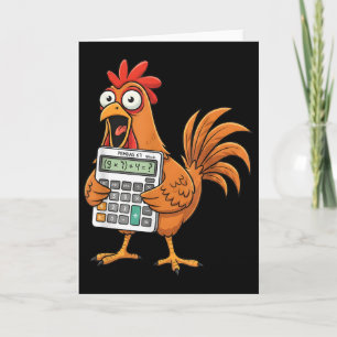 Funny 67 Meme Pemdas Math Teacher Six Seven Chicke Card
