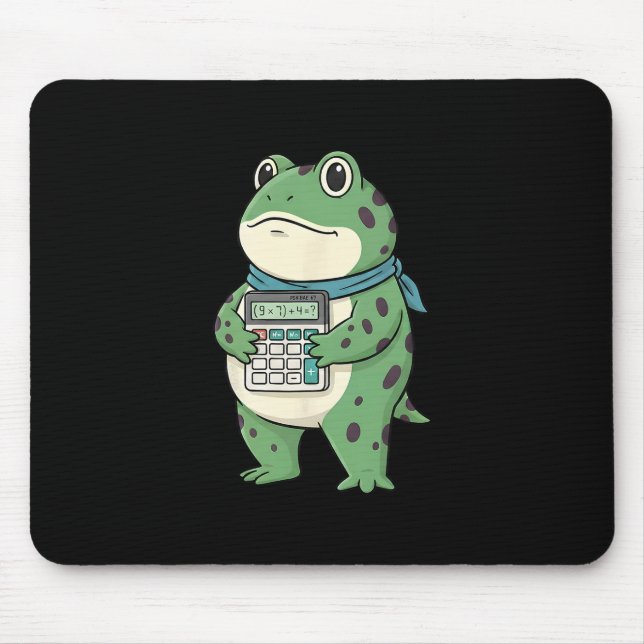 Funny 67 Meme Pemdas Math Teacher Six Seven Frog  Mouse Mat (Front)