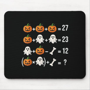 Funny 67 Meme Pumpkin Ghost Math Teacher Costume Mouse Mat