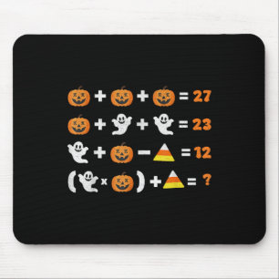 Funny 67 Meme Pumpkin Ghost Math Teacher Halloween Mouse Mat