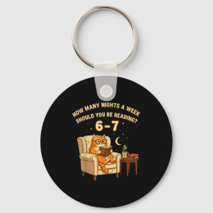 Funny 67 Meme Reading School Librarian Teacher Bra Key Ring