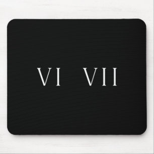 Funny 67 Meme Roman Numerals History Student Acade Mouse Mat