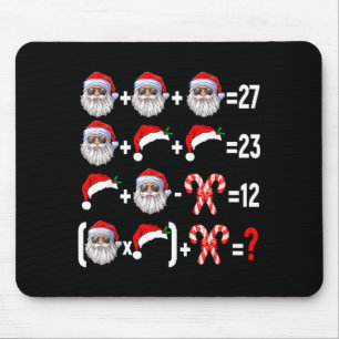 Funny 67 Meme Santa Christmas Tree Math Teacher Xm Mouse Mat