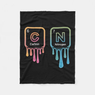 Funny 67 Meme Science Chemistry Nerd Humor Periodi Fleece Blanket