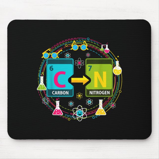 Funny 67 Meme Science Chemistry Teacher Periodic T Mouse Mat (Front)