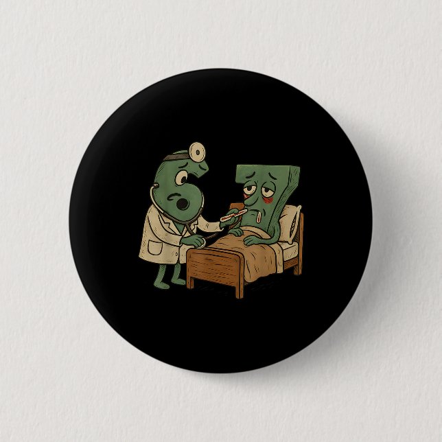 Funny 67 Meme Sick Seven Number Tee  6 Cm Round Badge (Front)