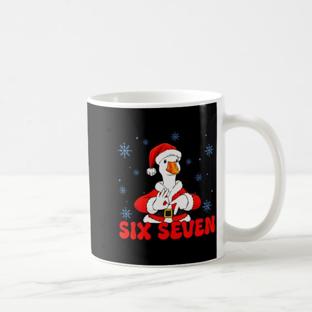 Funny 67 Meme Silly Goose Christmas 67 Meme Xmas B Coffee Mug (Right)