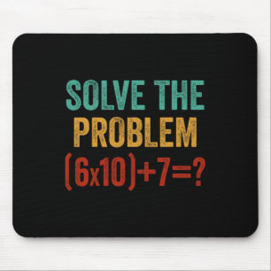 Funny 67 Meme Six Seven 6 7 Math Teacher Men Women Mouse Mat