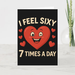 Funny 67 Meme Six Seven Heart Valentine Men Women Card