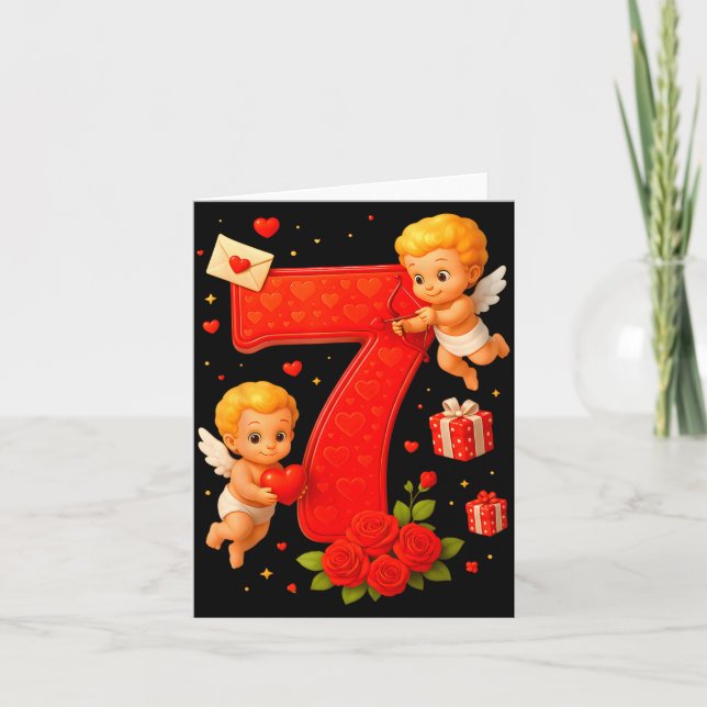 Funny 67 Meme Six Seven Matching Couples Valentine Card (Front)