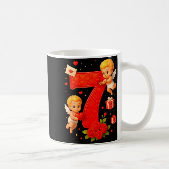 Funny 67 Meme Six Seven Matching Couples Valentine Coffee Mug (Right)