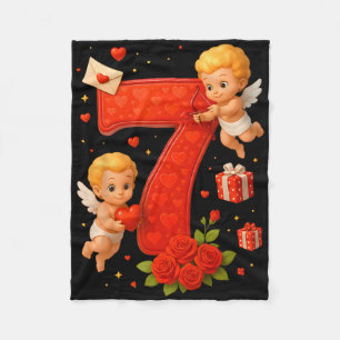 Funny 67 Meme Six Seven Matching Couples Valentine Fleece Blanket