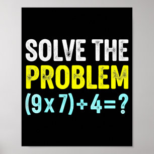 Funny 67 Meme Six Seven Math Teacher Brain-rot Jok Poster