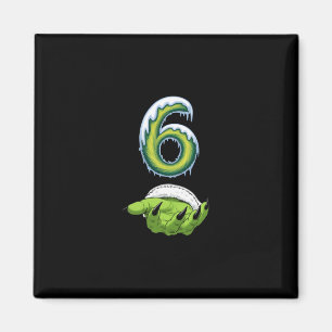 Funny 67 Meme Six Seven Scary Monster Hands Christ Magnet