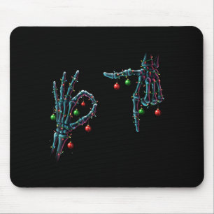 Funny 67 Meme Skeleton 67 Christmas Holiday Women Mouse Mat